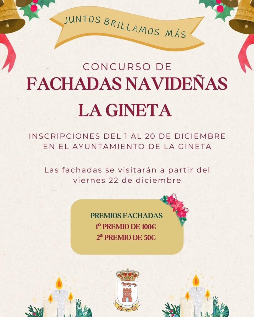 cartel concurso fachadas navideñas